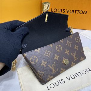 Louis Vuitton Padlock On Strap Bag Black Replica