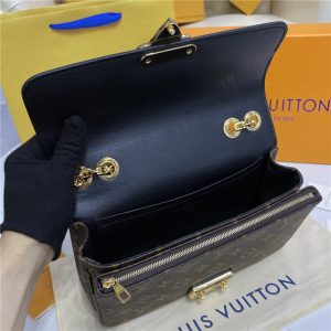 Louis Vuitton Marceau Chain Handbag Black