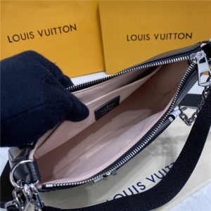 Louis Vuitton Marelle Epi Replica Leather Black