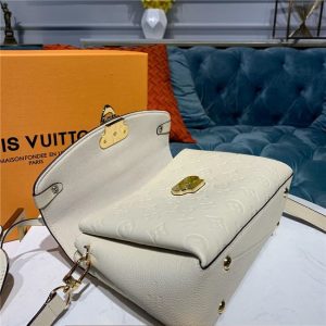 Louis Vuitton Georges BB Monogram Empreinte Leather Creme