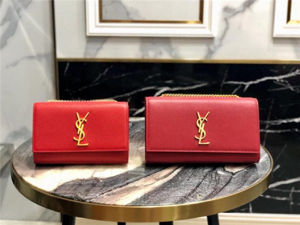 YSL Kate Small in Grain De Poudre Embossed Leather (Varied Colors)