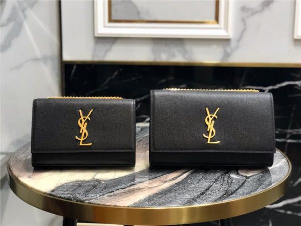 YSL Kate Medium in Grain De Poudre Embossed Leather (Varied Colors)