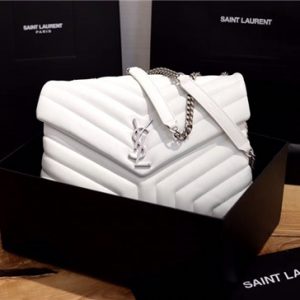 YSL Medium LOULOU Chain Bag “Y” Matelasse Leather (Varied Colors)