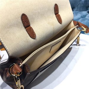 Louis Vuitton Beaumarchais Damier Ebene Creme Beige