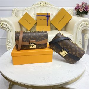 Louis Vuitton Marceau Chain Handbag Caramel