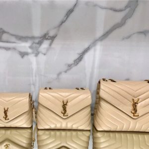 YSL Small LOULOU Chain Bag “Y” Matelasse Leather (Varied Colors)