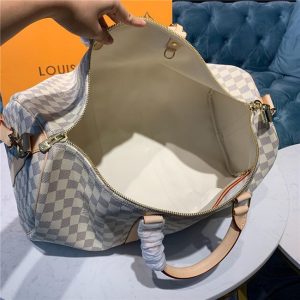 Louis Vuitton Keepall Bandouliere Replica 50 Damier Azur Canvas