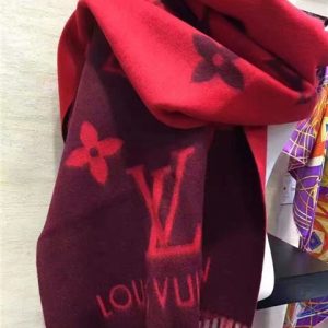 Louis Vuitton Reykjavik Scarf (Cherry)