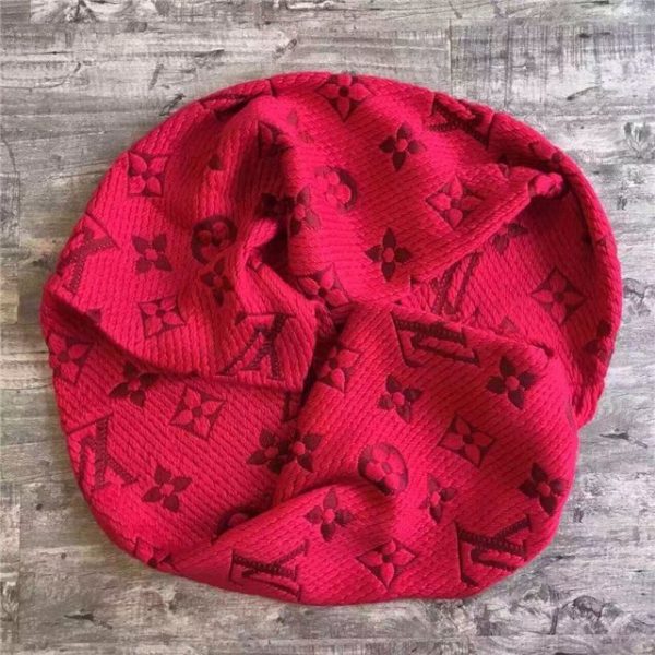 Louis Vuitton Logomania Scarf (Ruby)