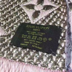 Louis Vuitton Logomania Shine Scarf (Rose Ballerine)