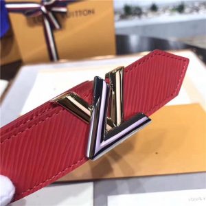 Louis Vuitton Twist 30mm Belt (Red)