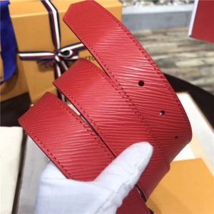 Louis Vuitton Twist 30mm Belt (Red)