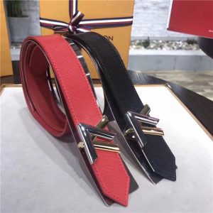 Louis Vuitton Twist 30mm Belt (Red)