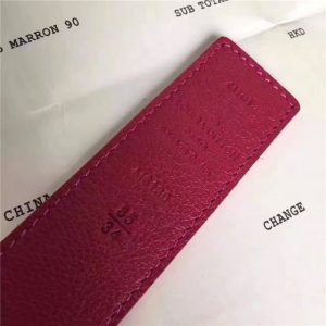 Louis Vuitton Initiales 30mm Reversible Belt Replica (Fuchsia)