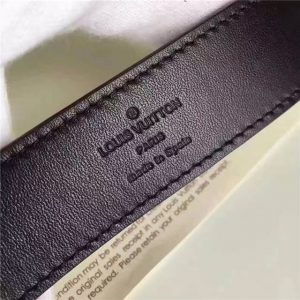 Louis Vuitton Initiales 30mm Reversible Replica Belt (Black)