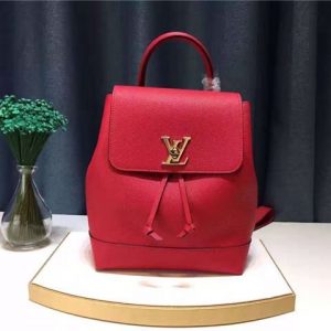 Louis Vuitton Lockme Backpack Rubis