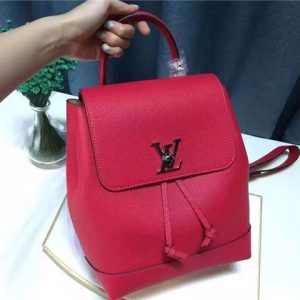 Louis Vuitton Lockme Backpack Rubis