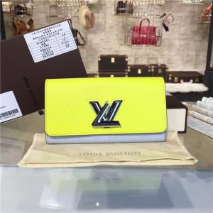 Louis Vuitton Twist Wallet (Acid Yellow)