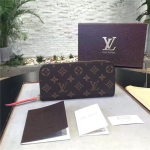 Louis Vuitton Monogram Clemence Wallet Poppy