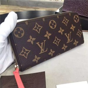 Louis Vuitton Monogram Clemence Wallet Poppy