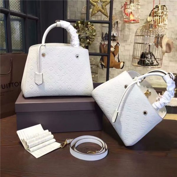 Louis Vuitton Montaigne BB White