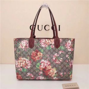 Gucci Reversible GG Blooms Fake Leather Tote