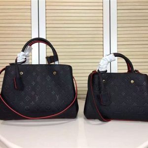 Louis Vuitton Montaigne BB Marine Rouge