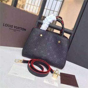 Louis Vuitton Montaigne BB Marine Rouge