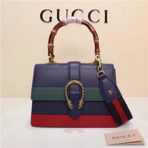 Gucci Dionysus Leather Top Handle Replica Bag (Multi Colors)