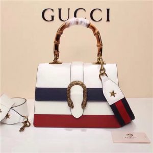 Gucci Dionysus Leather Top Handle Replica Bag (Multi Colors)