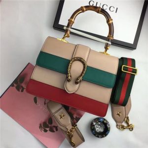 Gucci Dionysus Leather Top Handle Replica Bag (Multi Colors)