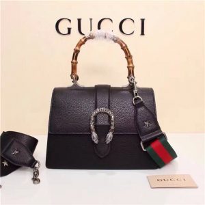 Gucci Dionysus Pebbled Leather Replica Top Handle Bag (Varied Colors)