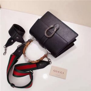 Gucci Dionysus Pebbled Leather Replica Top Handle Bag (Varied Colors)