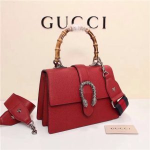 Gucci Dionysus Pebbled Leather Replica Top Handle Bag (Varied Colors)