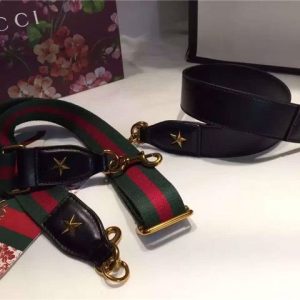 Gucci Dionysus Black Leather Top Handle Bag