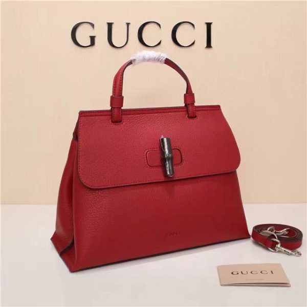 Gucci Bamboo Daily Medium Top Handle Bag (Varied Colors)