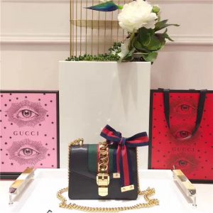 Gucci Sylvie Mini Chain Bag (Varied Colors)