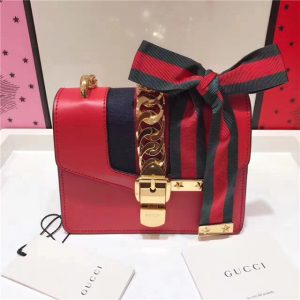 Gucci Sylvie Mini Chain Bag (Varied Colors)