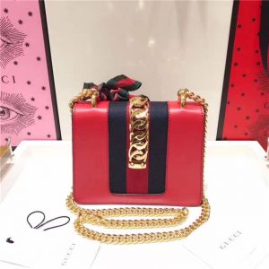 Gucci Sylvie Mini Chain Bag (Varied Colors)