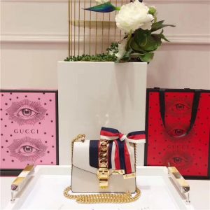 Gucci Sylvie Mini Chain Bag (Varied Colors)