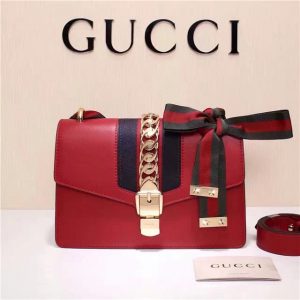 Gucci Sylvie Leather Mini Bag (Varied Colors)