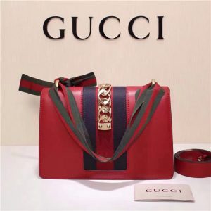 Gucci Sylvie Leather Mini Bag (Varied Colors)