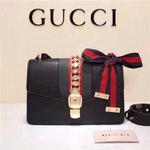 Gucci Sylvie Leather Mini Bag (Varied Colors)