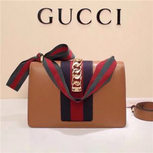 Gucci Sylvie Leather Mini Bag (Varied Colors)