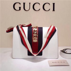 Gucci Sylvie Leather Mini Bag (Varied Colors)