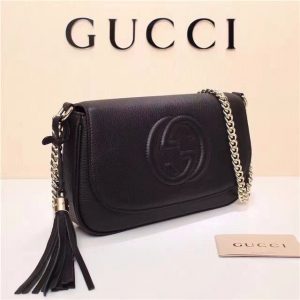 Gucci Soho Leather Shoulder Replica Replica Bag (Varied Colors)