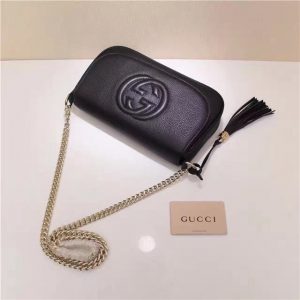 Gucci Soho Leather Shoulder Replica Replica Bag (Varied Colors)