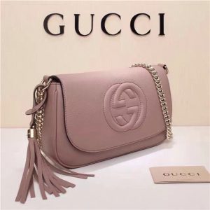 Gucci Soho Leather Shoulder Replica Replica Bag (Varied Colors)