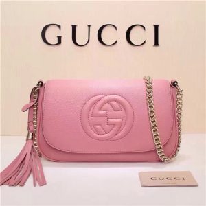 Gucci Soho Leather Shoulder Replica Replica Bag (Varied Colors)