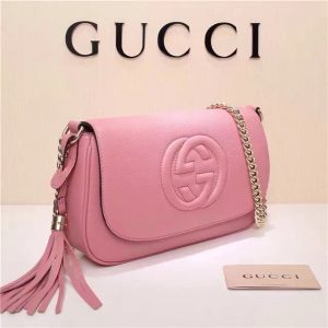 Gucci Soho Leather Shoulder Replica Replica Bag (Varied Colors)